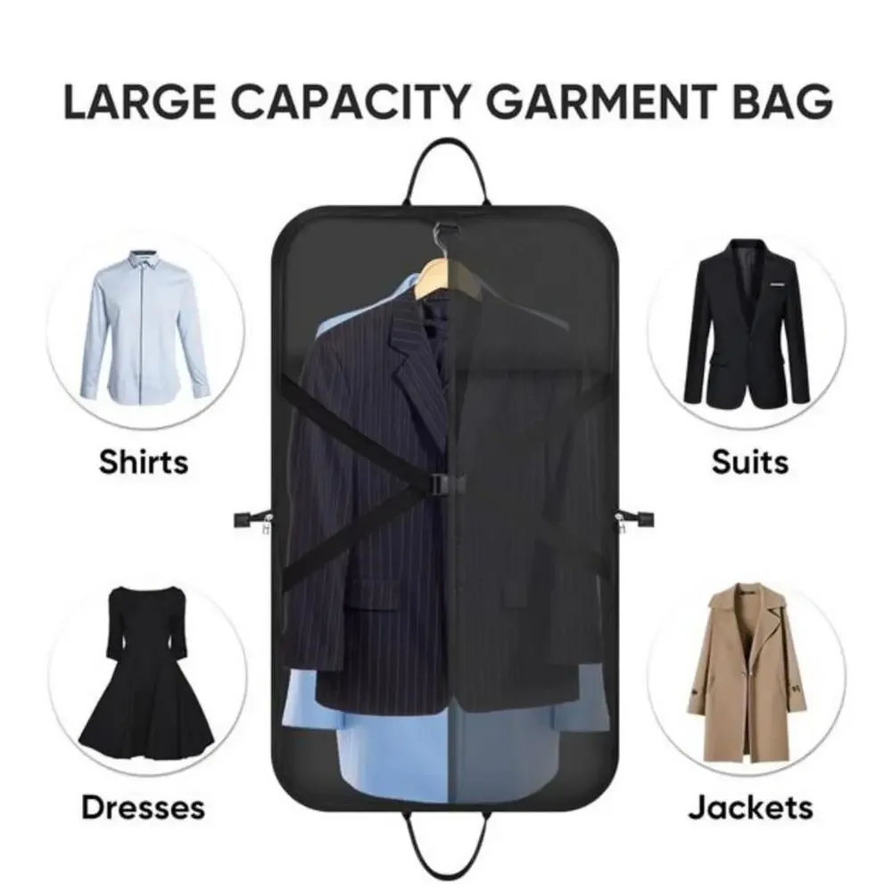 Baleine Garment Bag Travel Bag Suit Black and Brown Travel Traveller Business